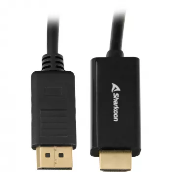 DisplayPort-na-HDMI adaptér Sharkoon 4K 60 Hz, 1 m kábel