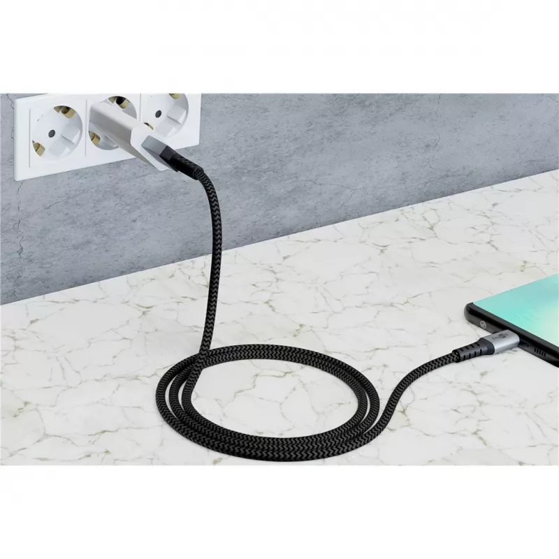 Wentronic 49296 USB kábel čierny