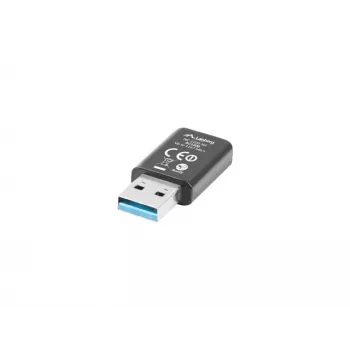 Bezdrôtový USB sieťový adaptér LANBERG NC-1200-WI, WLAN USB 2.0, 2x interná anténa 2 dBi, až 5000 Mbit/s