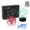 Manta SNL118RGB RGB 3D dekoratívna LED lampa