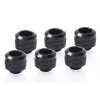 Sada fitingov Alphacool 17475 — mosadzné fitingy, čierne, Ø 22 mm, V 20 mm