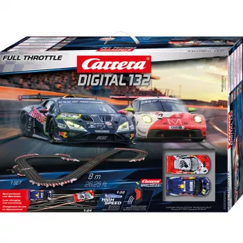 Carrera DIGITAL 132 Full Throttle dráha od CARRERA — autíčko digitálne mierka 1:32