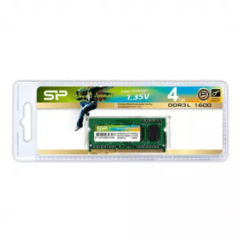 Pamäť RAM Silicon Power SODIMM DDR3 4GB (1x4GB) 1600MHz CL11 1.35V Low Voltage
