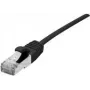 Dexlan sieťový kábel 1 m Cat6a S/FTP čierny 858737