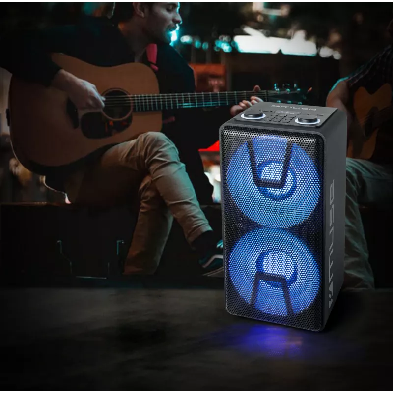 Muse Party Box reproduktor M-1805 DJ 150 W bezdrôtové pripojenie čierny Bluetooth