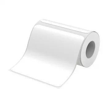 Termoetikety NIIMBOT T100×100-75 (biela) – 100×100 mm, rolka so 75 etiketami