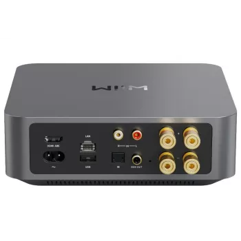 WiiM Amp tmavosivý – stereo streamingový zosilňovač