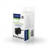 EnerGenie EG-MC-008 sieťový adaptér/menič do interiéru 12 W čierny