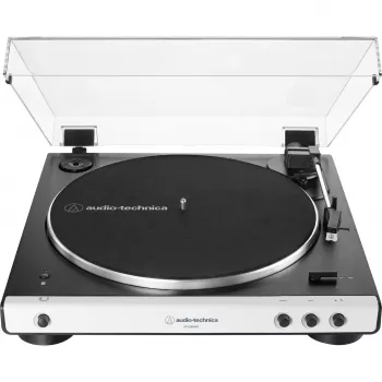 Audio-Technica AT-LP60XBT - gramofón - čierny, biely (AT-LP60XBTWH)