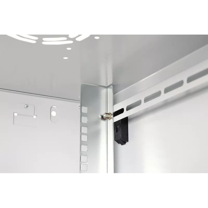 Nástenný 19-palcový rack DIGITUS Dynamic-N DN-37106 — 9U, 600x600 mm, IP20, zámok na kľúč