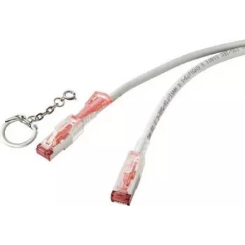 Renkforce RF-4533114 sieťový kábel sivý 1 m Cat6a S/FTP (S-STP) (RF-4533114)
