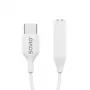 USB Type 3.1 C (M) – Jack 3,5mm (F) audio adaptér biela SAVIO AK-52