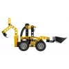 Stavebnica LEGO Technic Backhoe Loader 42197 — kĺbové riadenie, funkčný nakladač, 104 dielov, odporúčaný vek 7+
