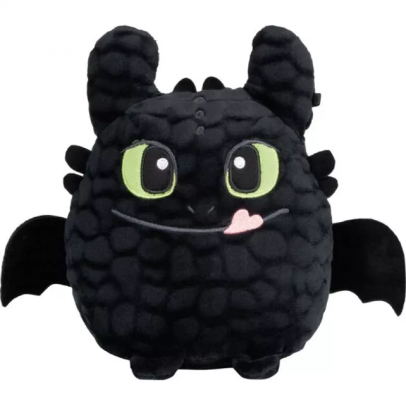 Mäkká hračka Schmidt Spiele Dragons — Toothless cheeky plyšová, 18 cm