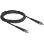 DeLOCK USB kábel USB 2.0 2m USB-C čierny 81125