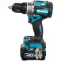 Makita HP001GD201 - vŕtacie kladivo/skrutkovač - bezdrôtový - 2 rýchlosti - kľúčové skľučovadlo 13 mm - 140 N·m - 2 batérie, nabíjačka v cene - 40 V (HP001GD201)