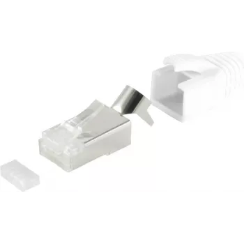 Konektor kábla RJ-45 ShiverPeaks 72067-10W biely