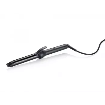 Žehlička na vlasy SEVERIN LS 0822 — Warm technológia, 250 W, 130 °C min, keramické platne, 2,8 m kábel, čierna/sivá