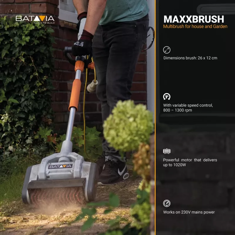 Batavia B.V. | Maxxbrush 1020W multi kefa 26cm, špirála (zelená) | 1020 W