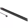Qoltec hliníkový PDU pre RACK | 16A | 16 x Schuko | vertikálny | 1,8 m
