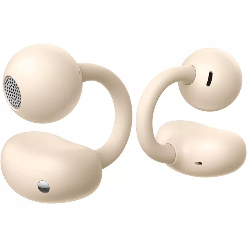 In-Ear headset HUAWEI FreeClip – TWS Bluetooth, intraaurálny, hmotnosť 5,6 g, béžový