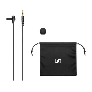 Lavalierový mikrofón Sennheiser XS LAV MOBILE, pripínací kondenzátorový, omnidirekcionálny, 2 m kábel, 3,5 mm, 50–18000 Hz, 19 g, čierny