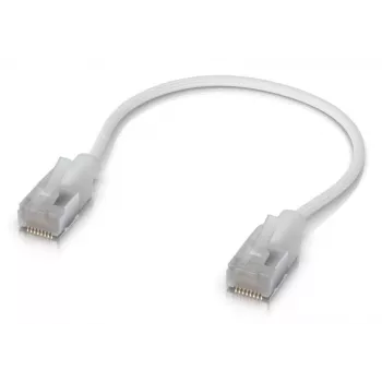 UBIQUITI UNIFI PREMIUM PATCH KÁBEL. ULTRA TENKÝ PLETENÝ TIENENÝ RJ45 PATCH KÁBEL, VYVINUTÝ A OPTIMALIZOVANÝ PRE 10 GBE SIETE (0,15 M)