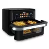 Fritéza s horúcim vzduchom Tristar FR-9078 Double 10 l, 2800 W, dotykové ovládanie, LCD, čierna/nerez