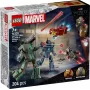 Konštrukčná hračka LEGO Marvel Super Heroes Iron Man War Machine sada 76320, 204 dielov, 2 minifigúrky, výška 100 mm