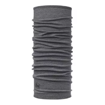 Buff Merino Midweight multifunkčný nákrčník sivý