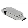 USB flash disk DeLOCK 128 GB USB-C Type-A otočný model