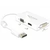 Kábel DeLOCK 0,16 m DisplayPort VGA HDMI DVI-D