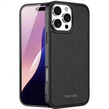 StyleShell Nylo, puzdro na telefón čierna, iPhone 16 Pro Max