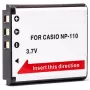 Nabíjateľná batéria extra digital NP-110 3,7V 1000mAh pre prenosné zariadenia