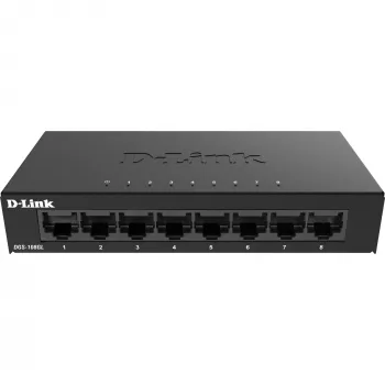 D-Link DGS-108GL neřízený Gigabit Ethernet (10/100/1000) čierny