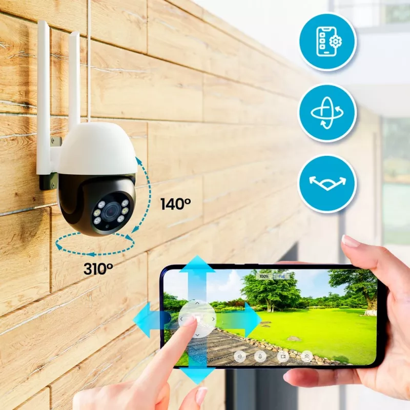 Extralink Perun outdoorová bezpečnostná kamera EOC-268 | IP kamera | 1296p, PTZ