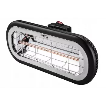 NEO TOOLS 90-032 elektrický infračervený žiarič pre interiér a exteriér 2000 W Čierny