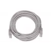 Ethernetový patch kábel Extralink Cat 5e UTP, 10 m, RJ-45–RJ-45, sivý