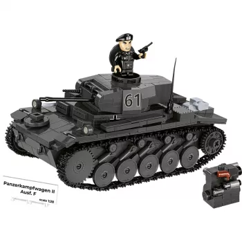 Stavebnica Cobi Panzerkampfwagen II Ausf. F – 813 dielov, čierna, vek 9+
