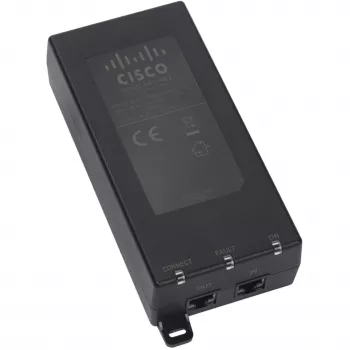 PoE injektor Cisco AIR-PWRINJ6 — až do 30 W, Gigabit Ethernet, IEEE 802.3at, čierny