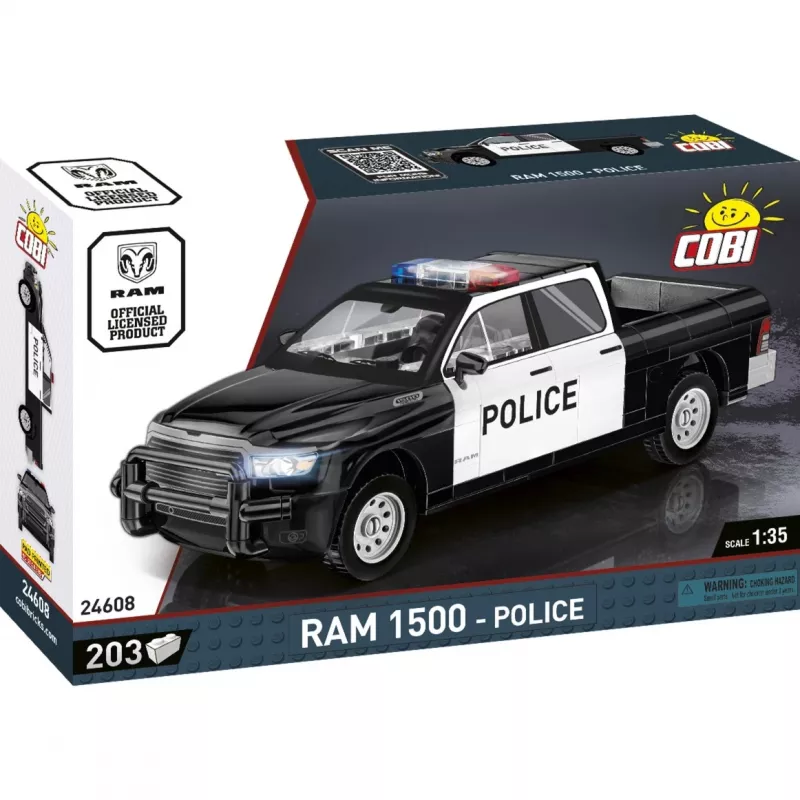 Stavebnica Cobi RAM 1500 Police 24608 2-in-1 model, stavebnica, prestaviteľná