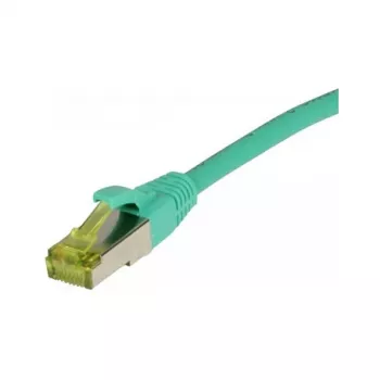 Patch kábel RJ45, CAT6A 500 MHz, 0,15 m, zelený, S-STP (S/FTP), TPE/LSZH (Ultraflex), AWG26, s Cat.7 káblom, Synergy 21 (S217670)
