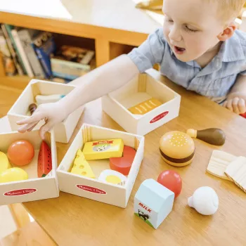 Melissa & Doug potravinové skupiny, detská kuchynka