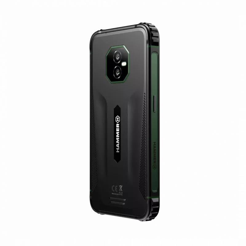 Hammer Ranger 4G smartfón, 6,1-palcový IPS 720x1560, 6 GB RAM, 256 GB, Android 15, Dual SIM, zelený