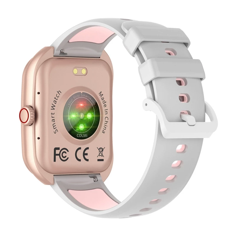 Smartwatch Colmi P86 ružové zlato s meračom tepu, vodotesná