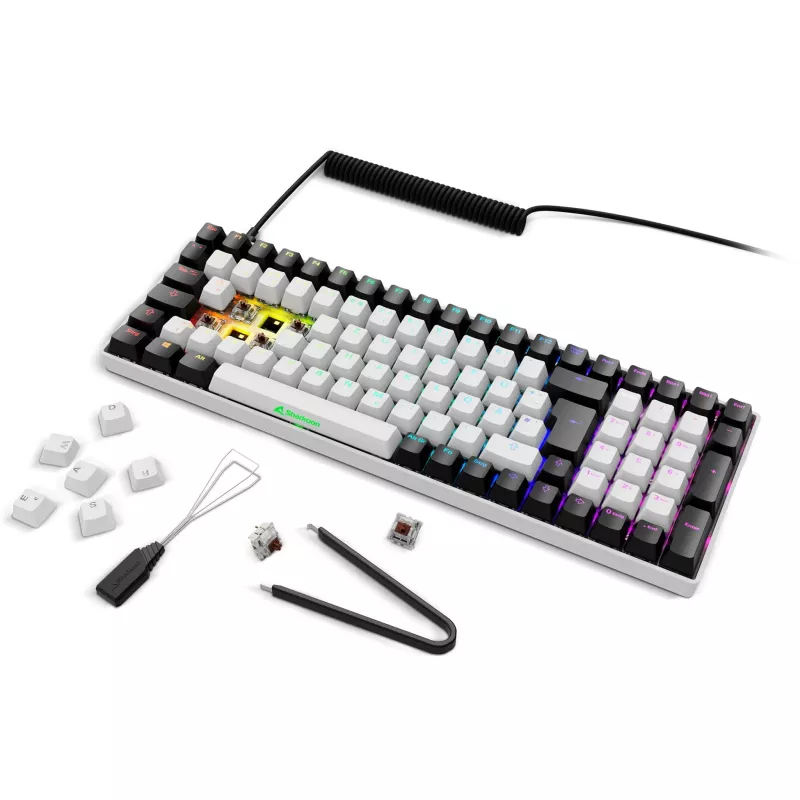 Herná klávesnica Sharkoon SGK50 S2 Mechanical QWERTZ Wireless