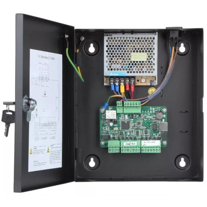 Prístupový kontrolér Hikvision DS-K2801 čierny 237x285x69mm