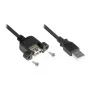 Good Connections USB2.0 predlžovací kábel A-zabudovaná zásuvka A 0,3 m