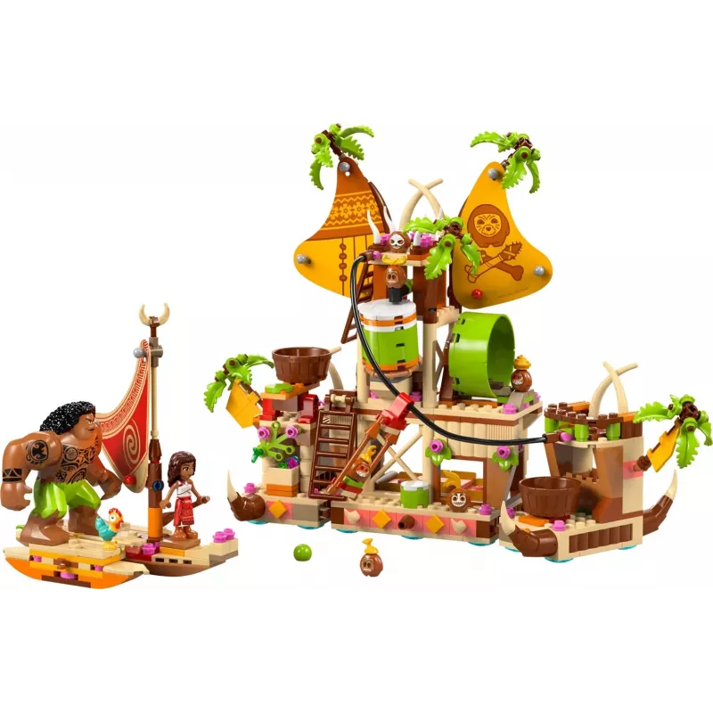 LEGO Disney Kakamora čln herná sada 43258 – 572 dielov, 2 minifigúrky, pre deti od 7 rokov
