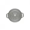 Cocotte Staub 20 cm sivá liatina